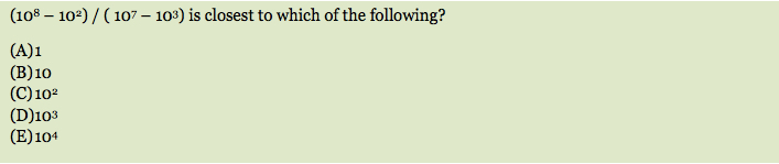 GMAT Approximation Problem 1